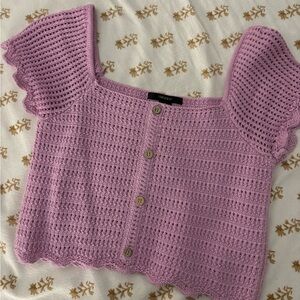 Crochet Purple Top